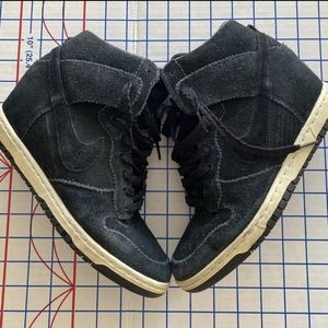 NIKE Dunk Sky High Black Faded 8.5